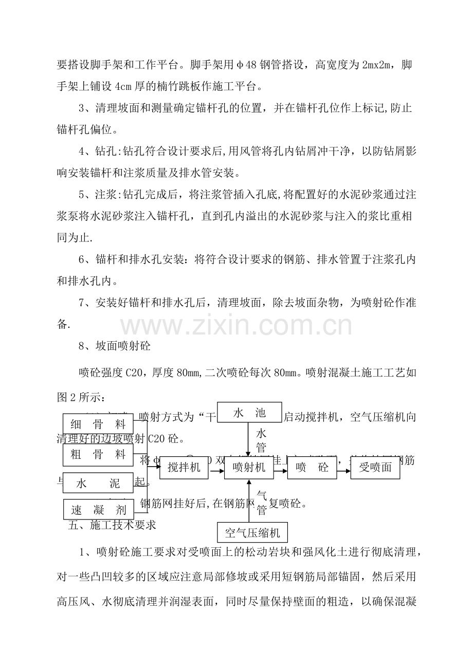 挂网锚喷支护工程施工方案.doc_第2页
