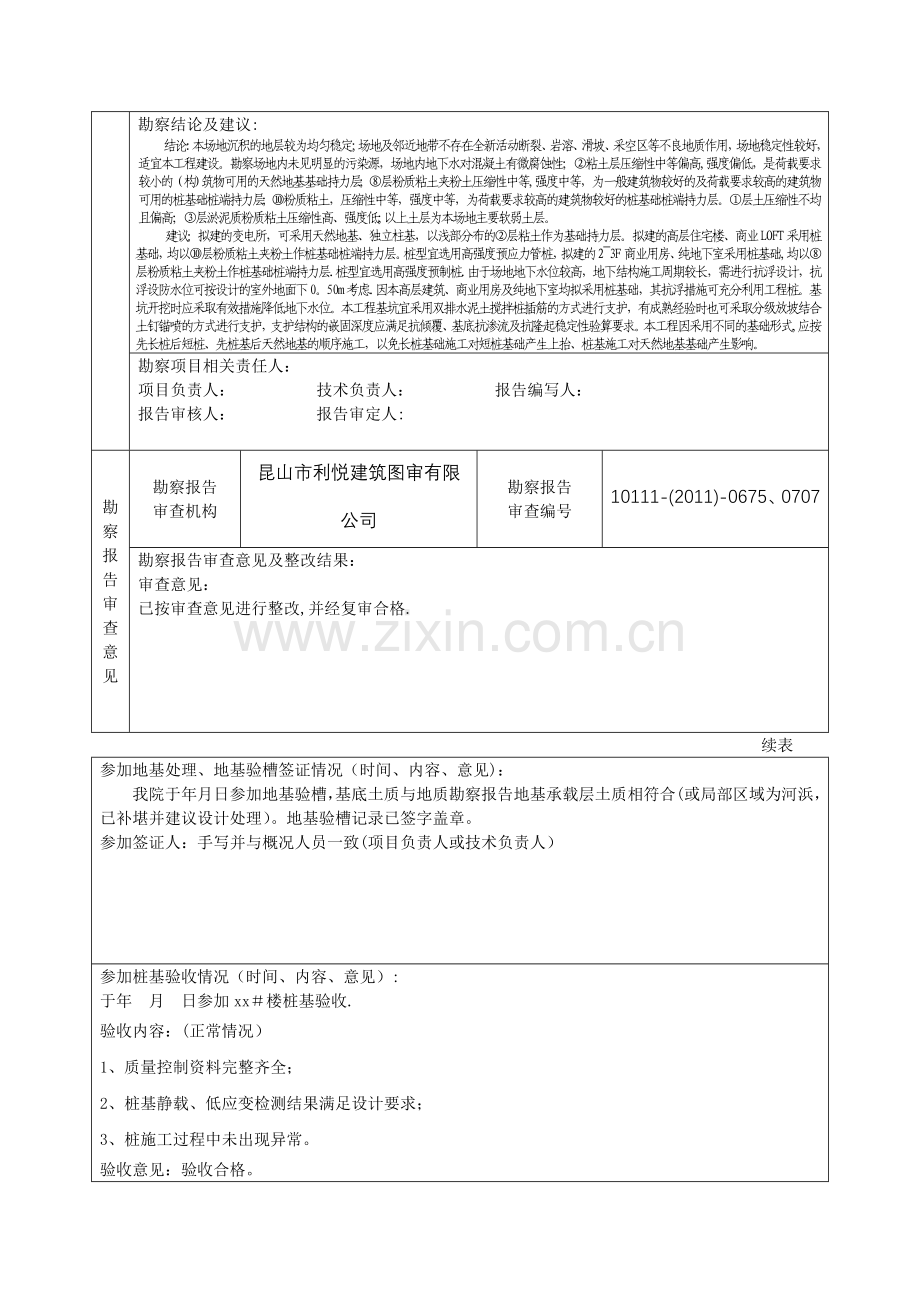 建设工程勘察文件质量检查报告(模板).doc_第2页