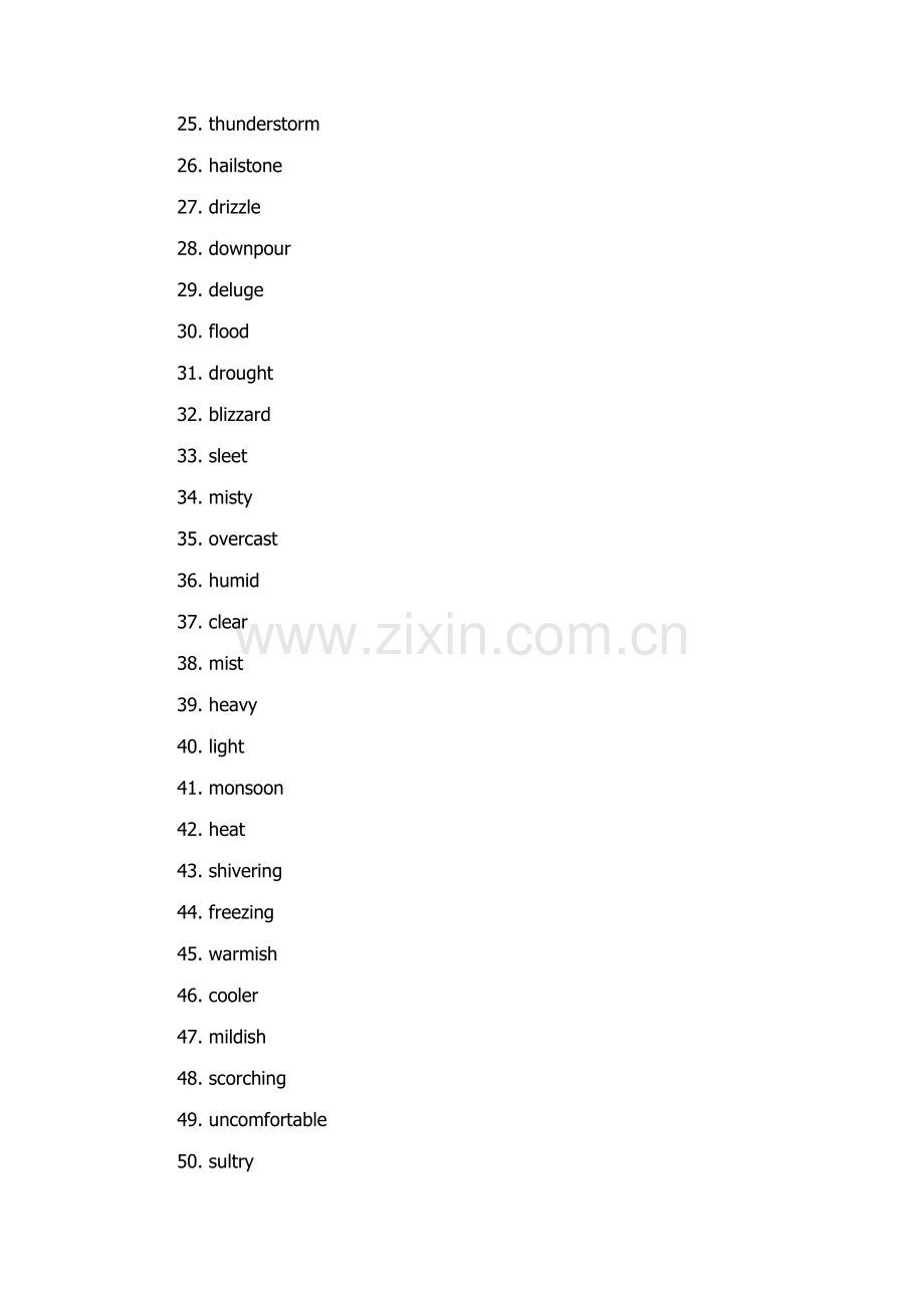 天气的单词.docx_第2页