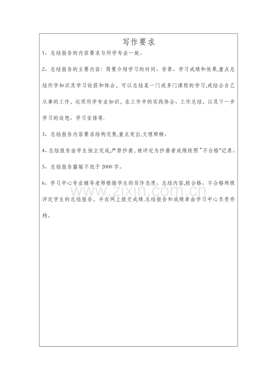 工商管理专科毕业总结报告.doc_第1页