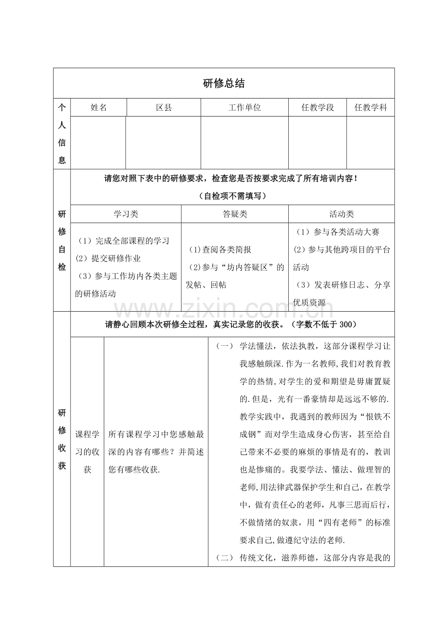 师德师风研修总结.doc_第1页