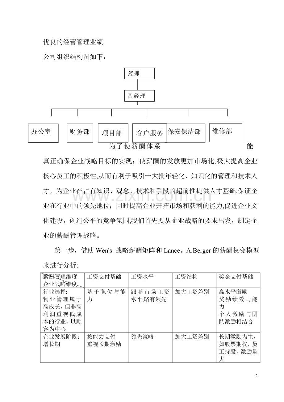 物业管理公司薪酬体系设计.doc_第2页