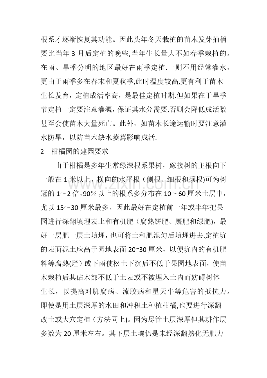 柑橘容器苗定植和幼树管理.doc_第2页