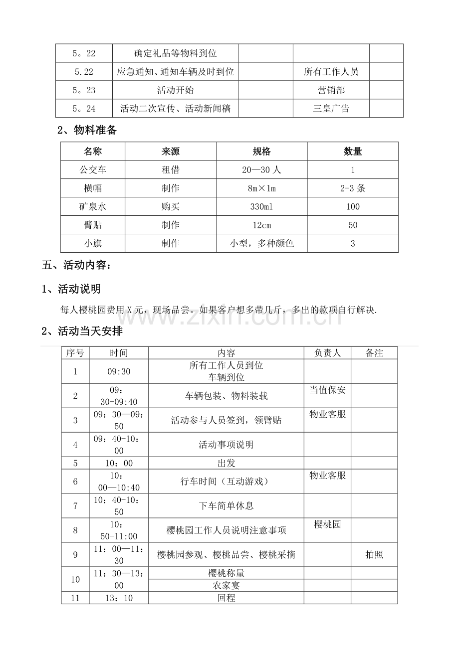 房地产樱桃采摘活动方案(针对某院校).doc_第2页