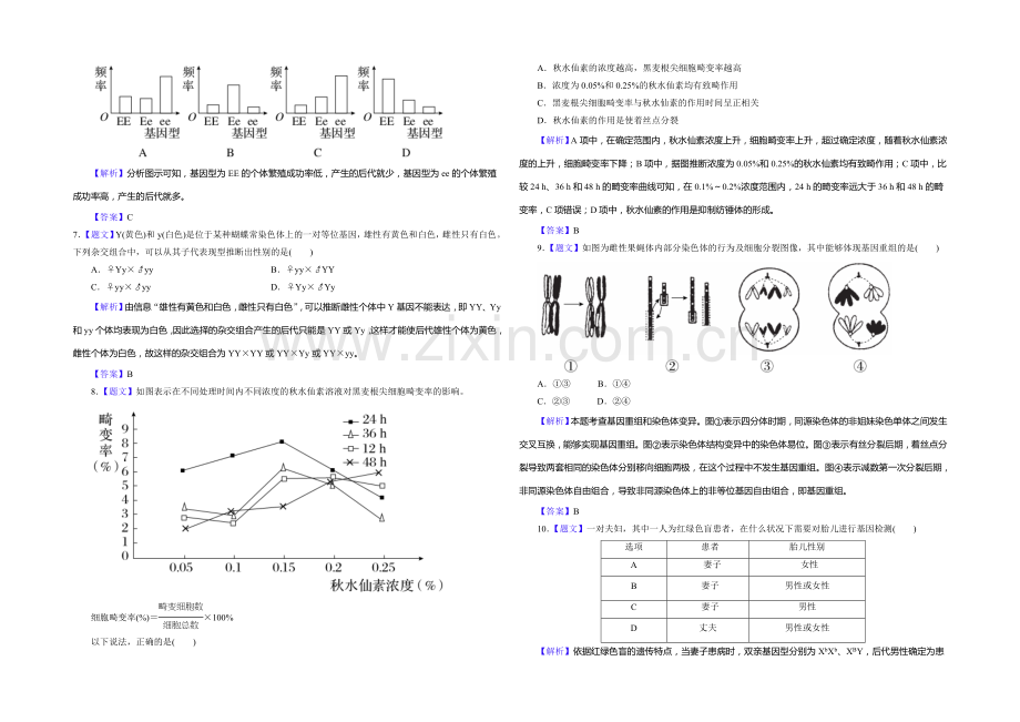 2021高考生物阶段示范性金考卷(4).docx_第2页