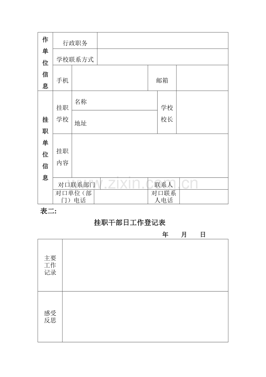 挂职锻炼考核表.docx_第2页