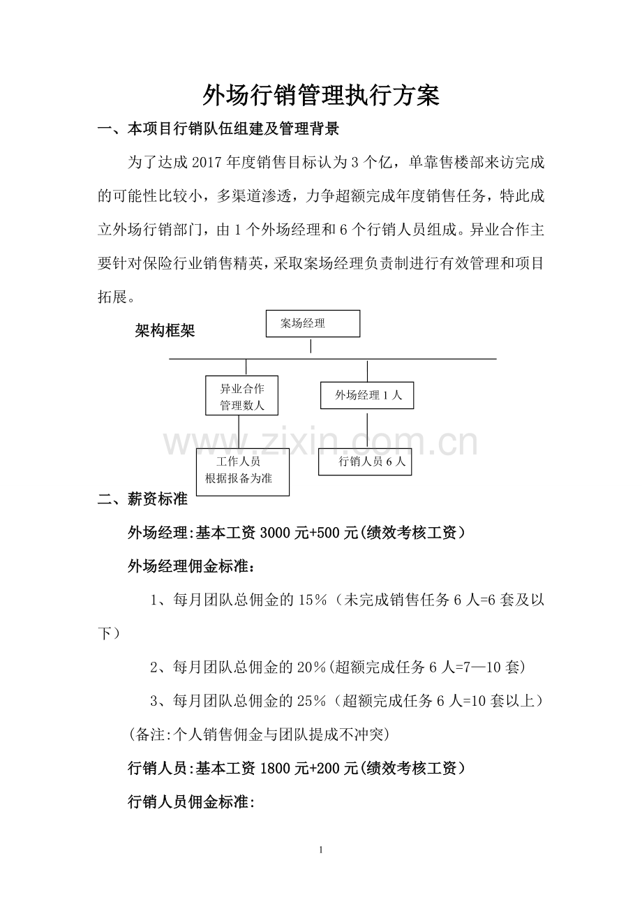 行销执行方案(修改后).doc_第1页