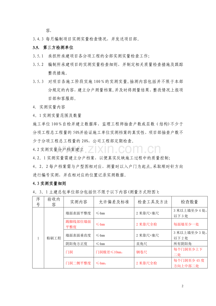 精装修工程质量实测实量检查办法及标准.doc_第2页