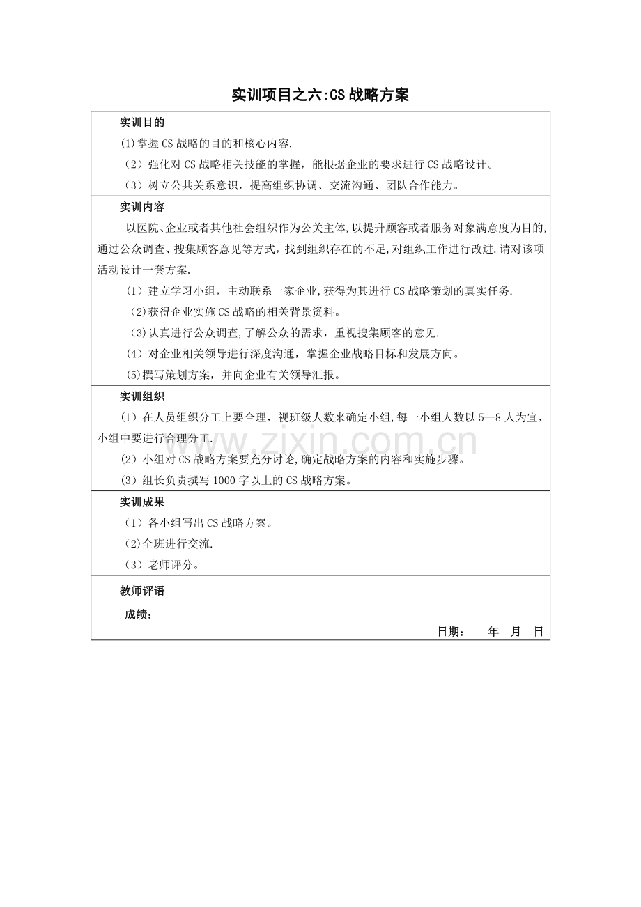 实训6：CS战略方案.doc_第1页