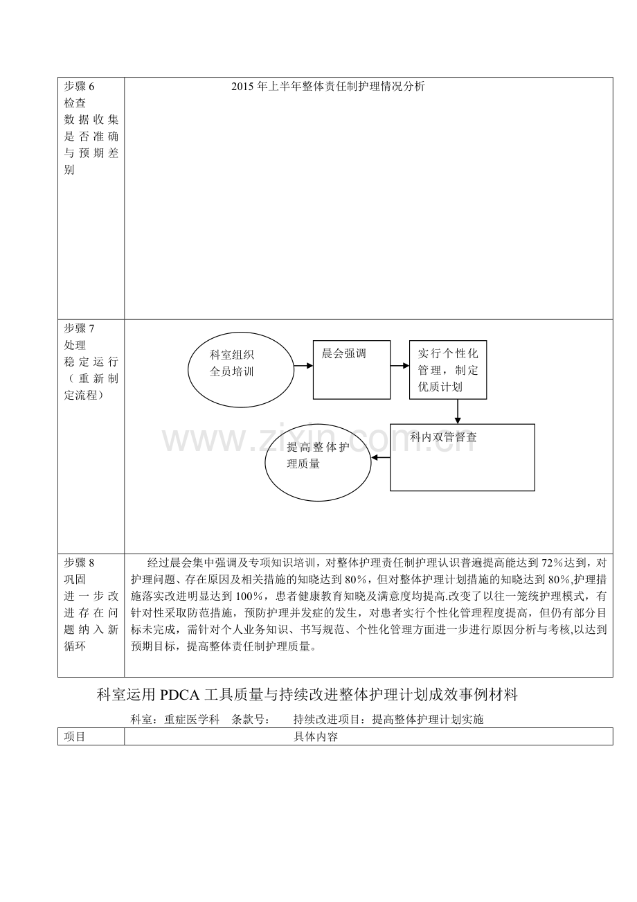 整体护理计划PDCA成效实例.doc_第2页