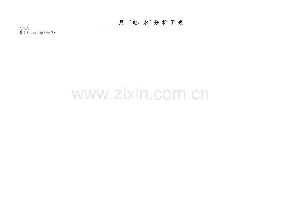 物业管理公司用电水分析图表.doc_第1页