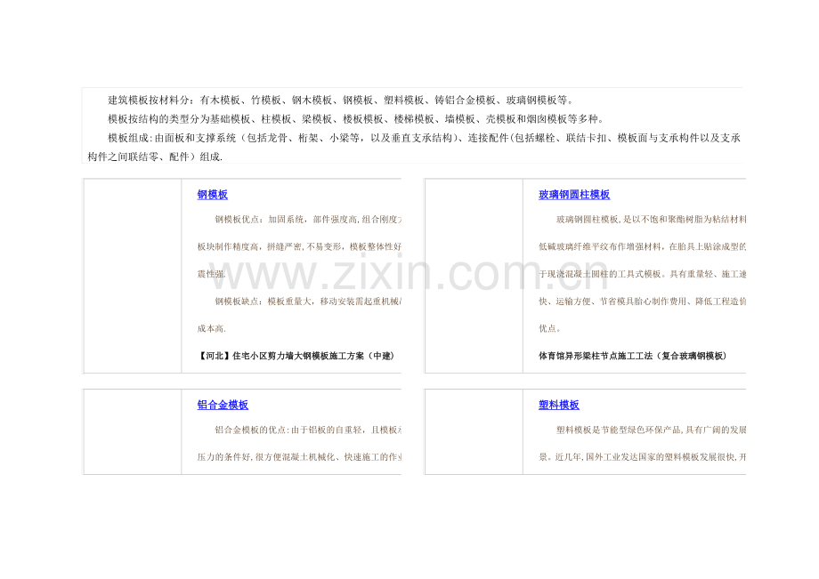建筑工程模板施工技术及清水模板、早拆模板体系介绍.doc_第2页