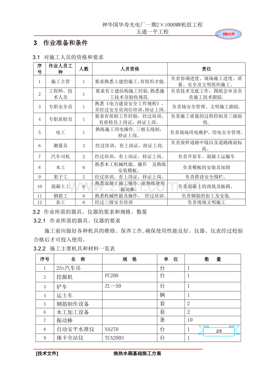 换热水箱基础施工方案.doc_第2页