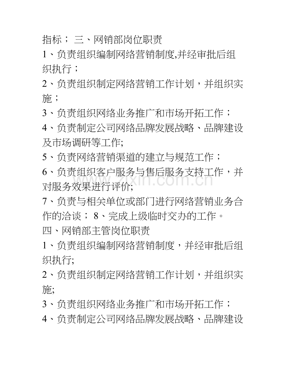网销部组织架构及岗位职责[001].doc_第2页