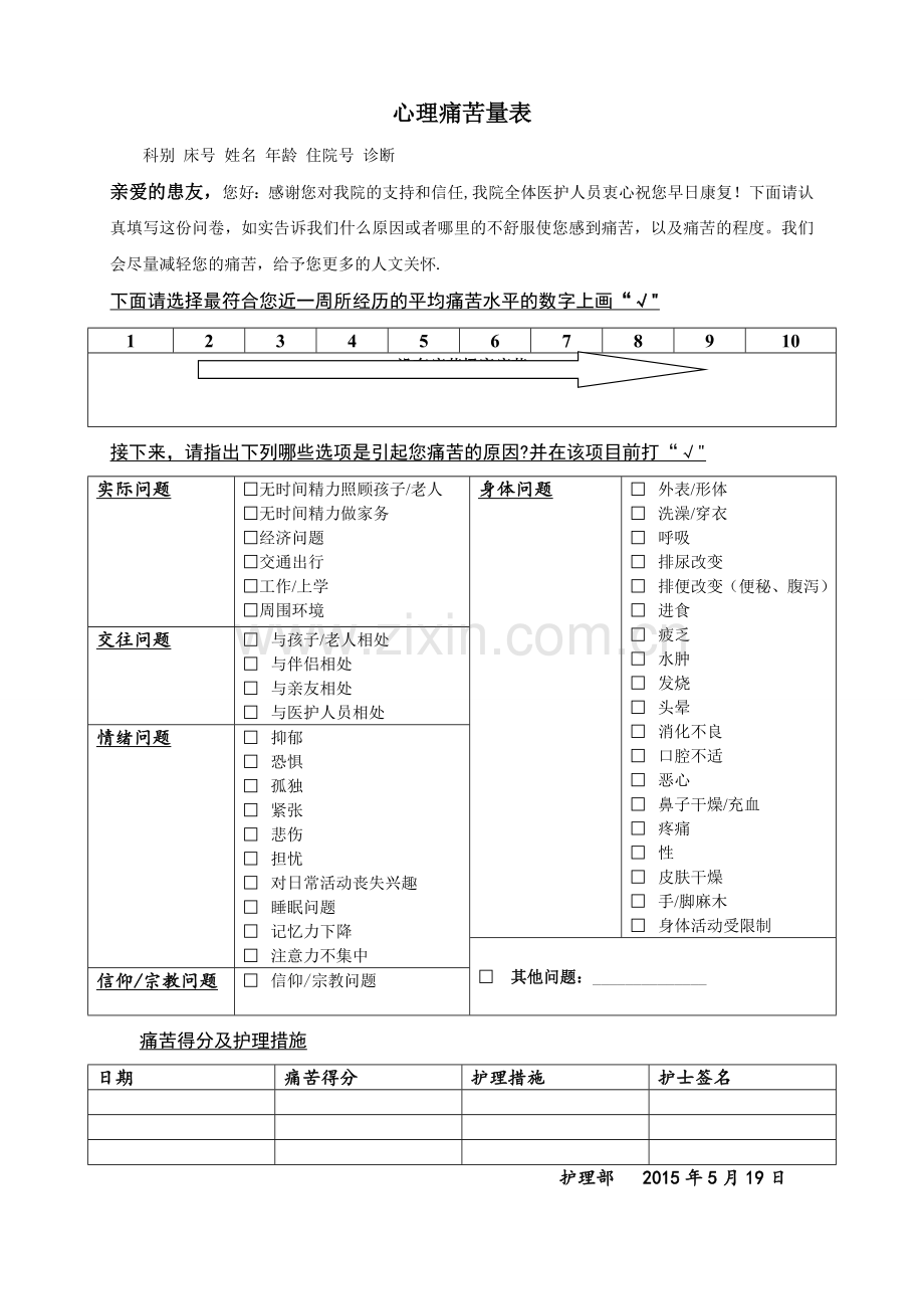 心理痛苦量表测试.doc_第1页