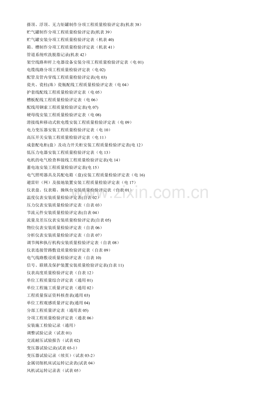 机电安装工程竣工验收资料大全.doc_第2页