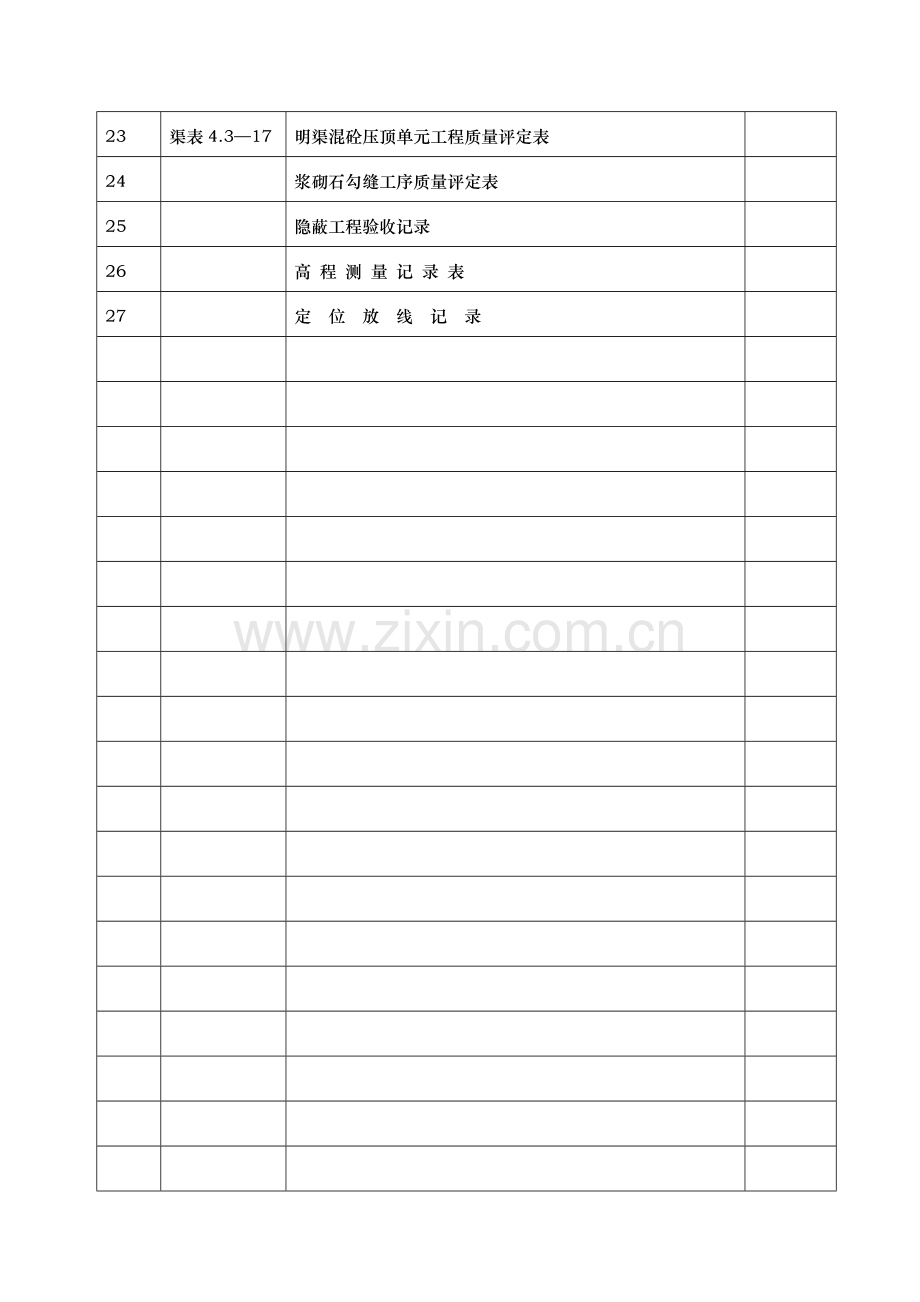 水利水电工程资料表格.doc_第2页