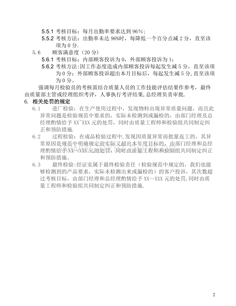 检验员的考核方案.doc_第2页