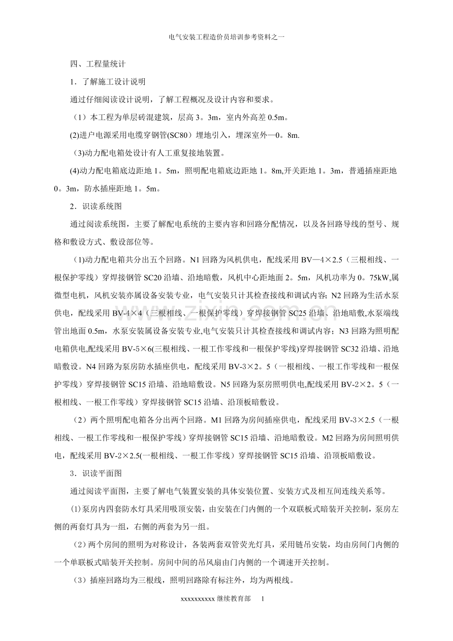 电气工程预算实例：清单与计价样本.doc_第2页