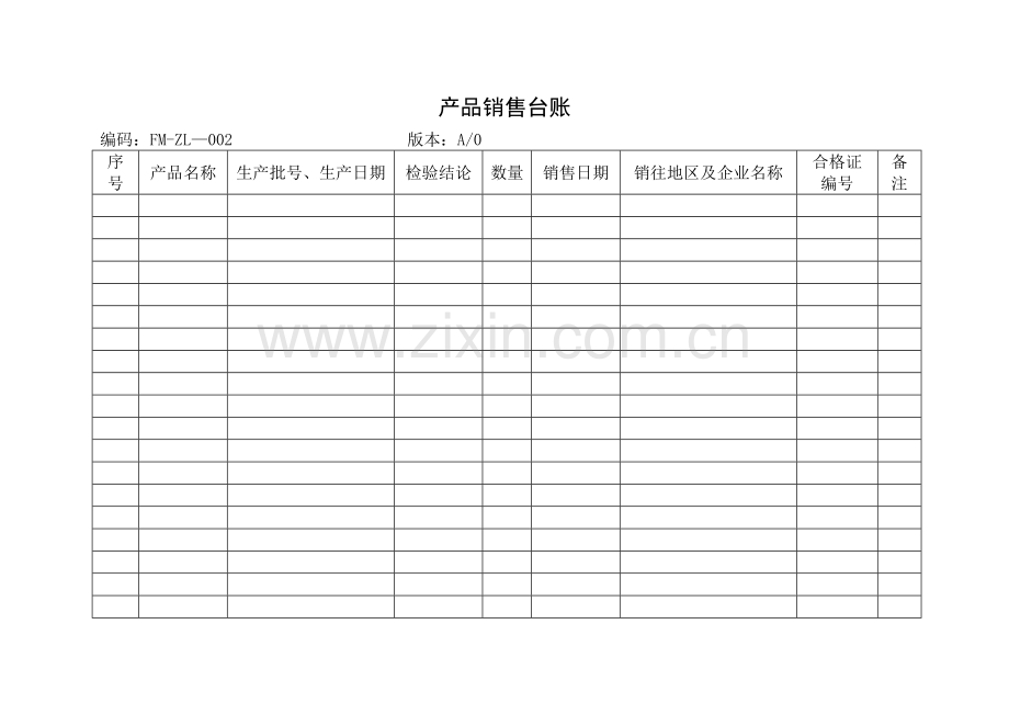 桶装水生产记录表格模板汇总.doc_第2页