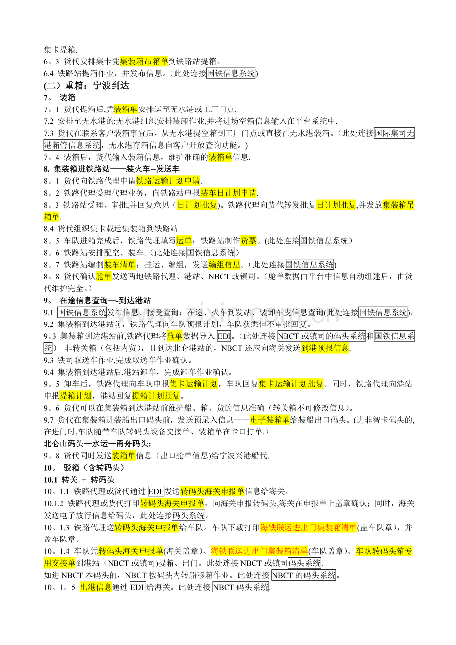 宁波港集装箱海铁联运业务流程.doc_第2页