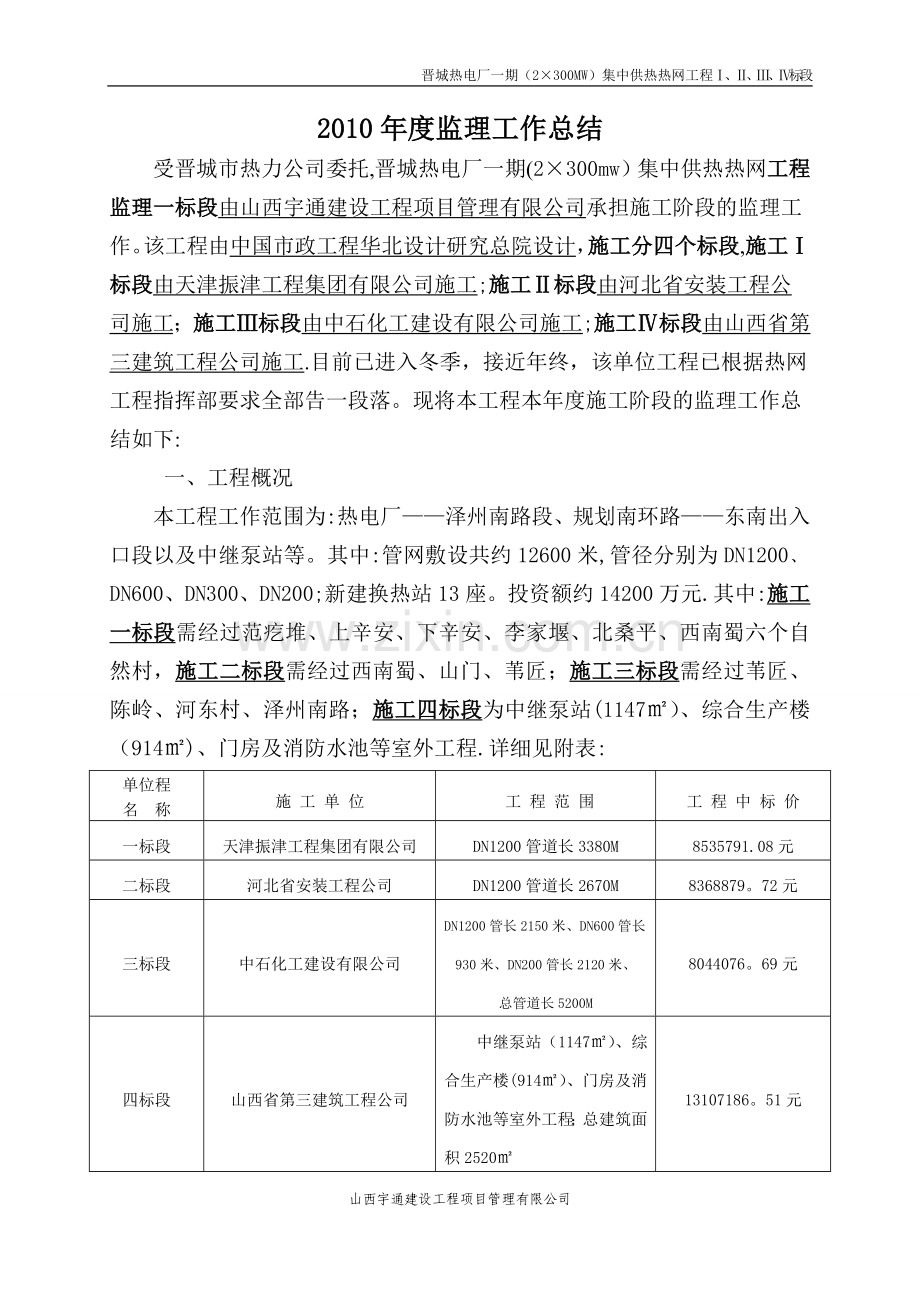 热力管网工作总结.doc_第1页