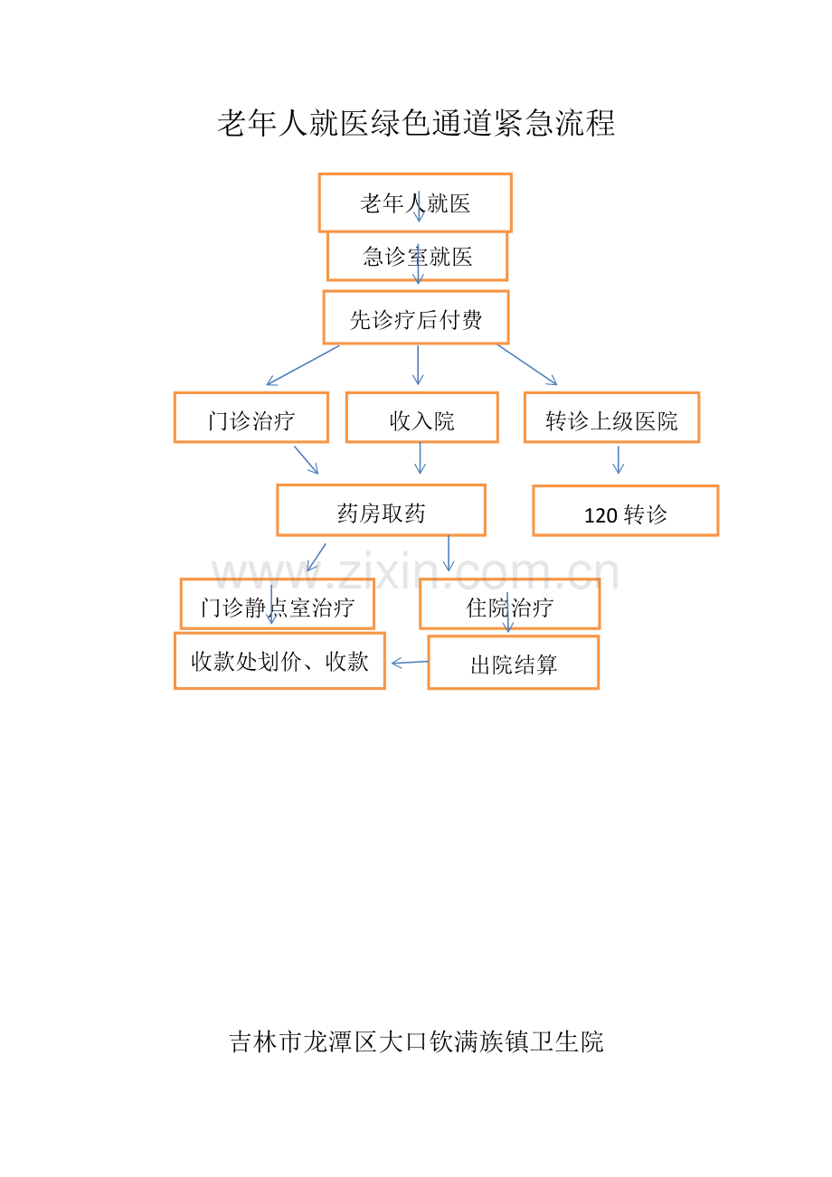 老年人绿色通道紧急流程.doc_第1页