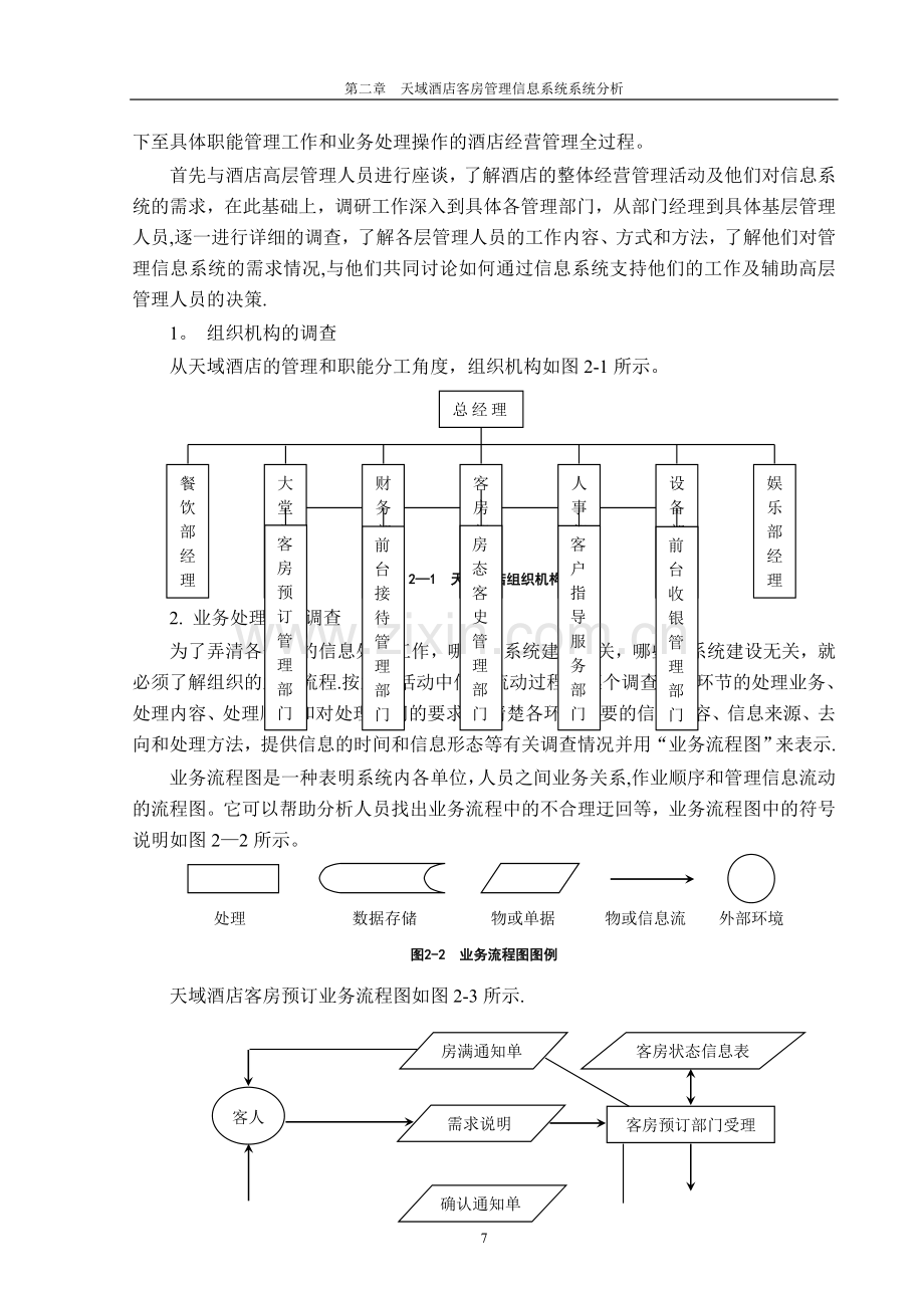 第二章-天域酒店客房管理信息系统系统分析讲解.doc_第2页