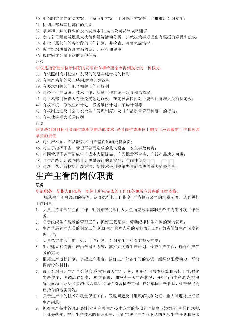 生产副总、生产主管、PMC的岗位职责.doc_第2页