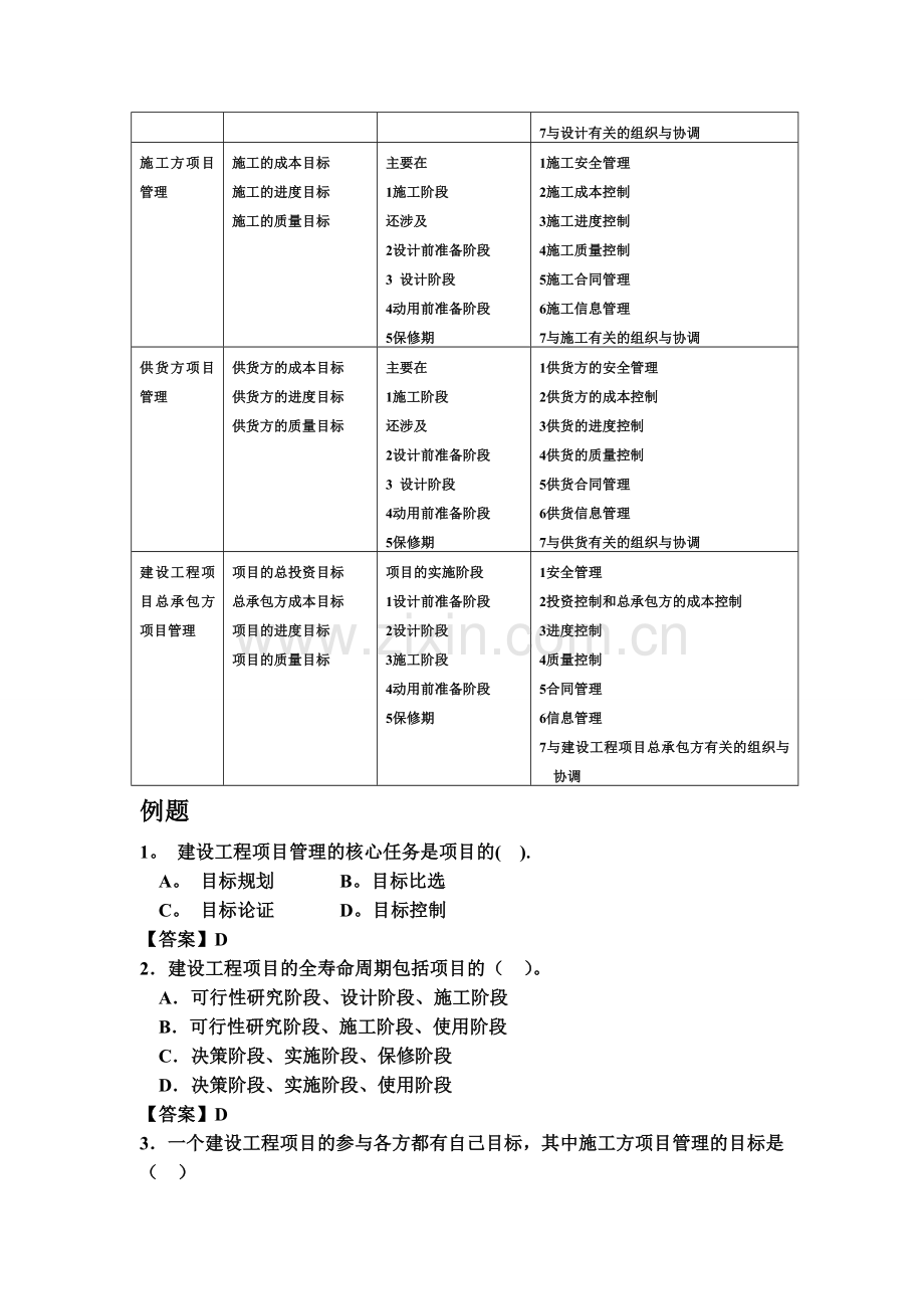 二建建造师建设工程施工管理模拟试题及答案(内部资料).doc_第2页