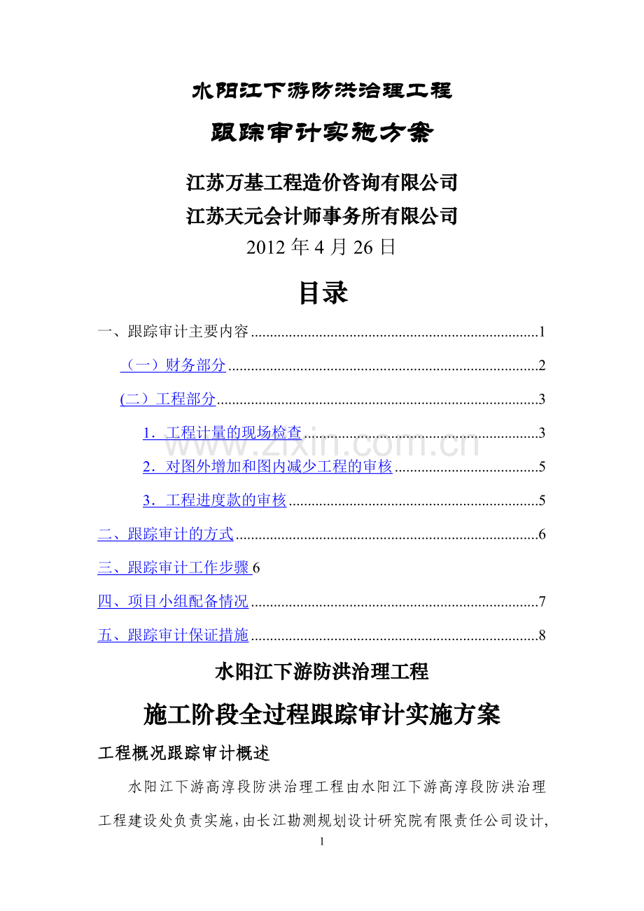 水利项目跟踪审计方案.doc_第1页