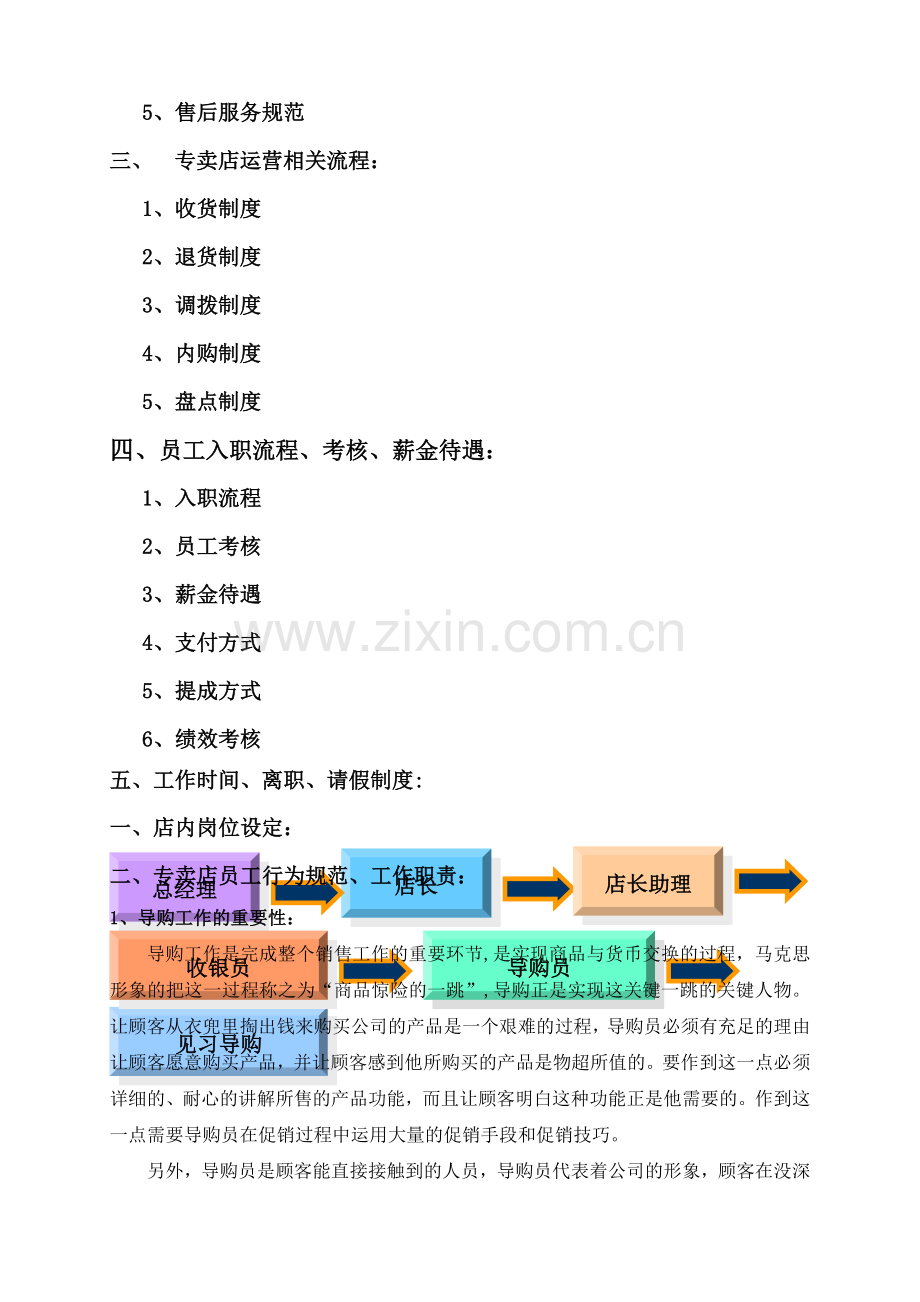 潮流前线服装店管理方案.doc_第2页