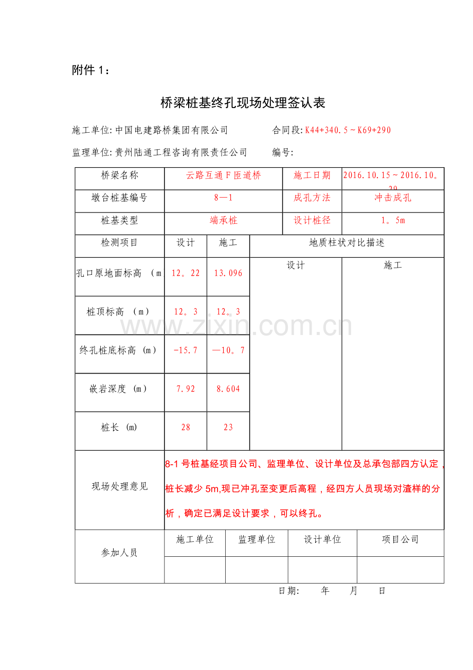桩基终孔验收表.doc_第2页