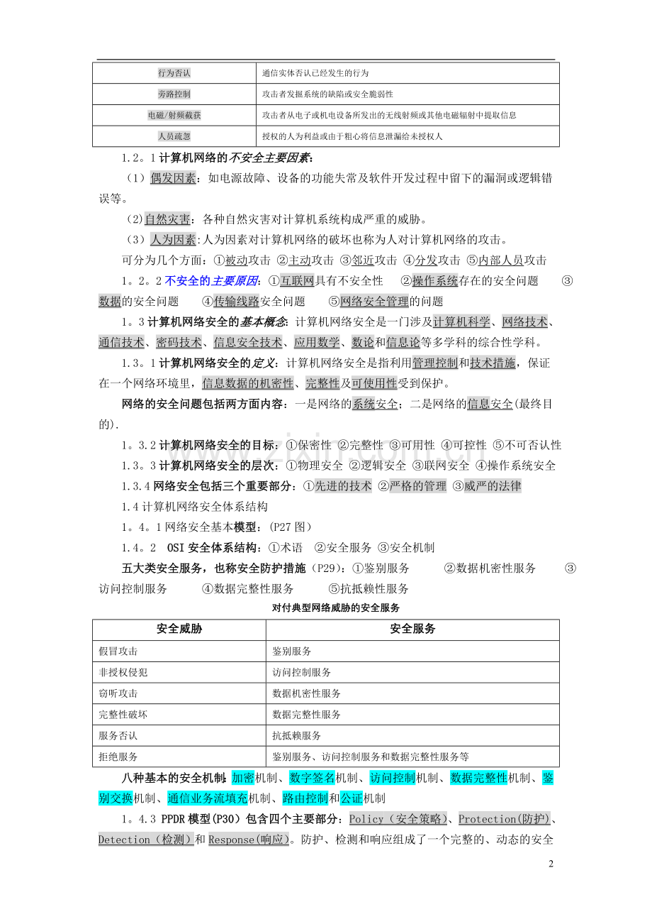 计算机网络安全课后习题答案.doc_第2页