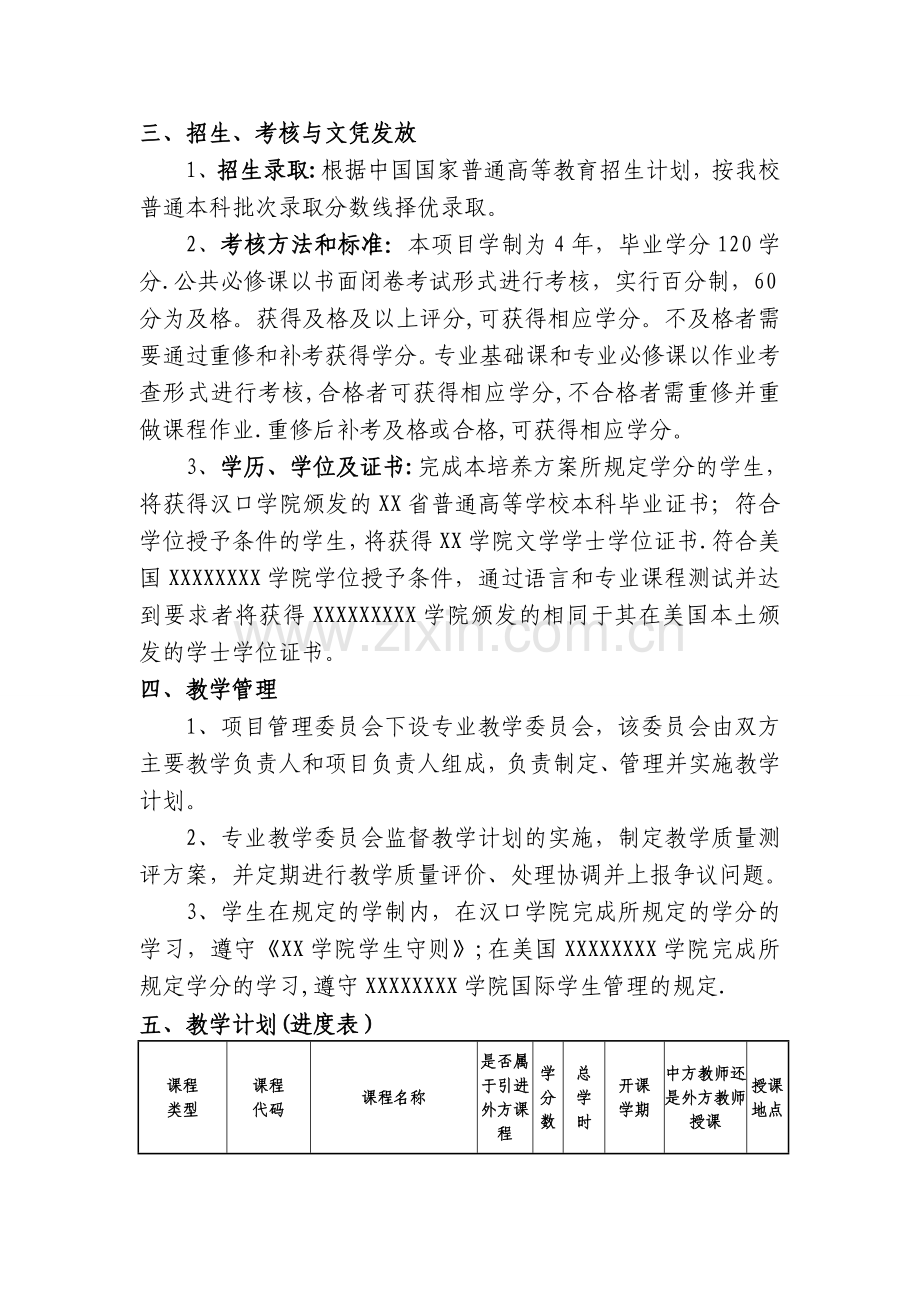 中外合作举办网络新媒体专业本科教育项目人才培养方案.doc_第2页