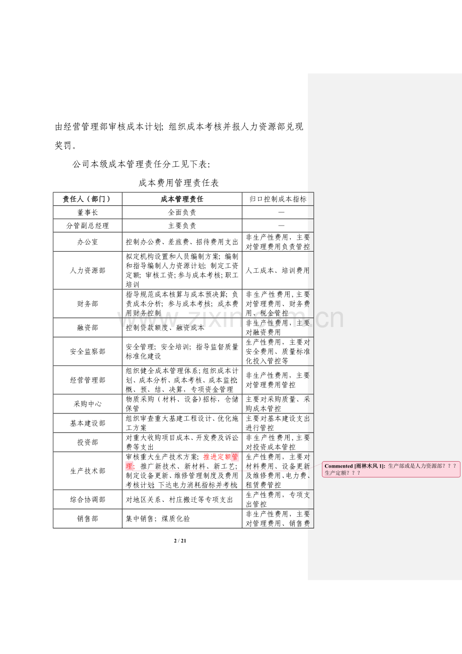 永泰成本费用管理规定(...doc_第2页