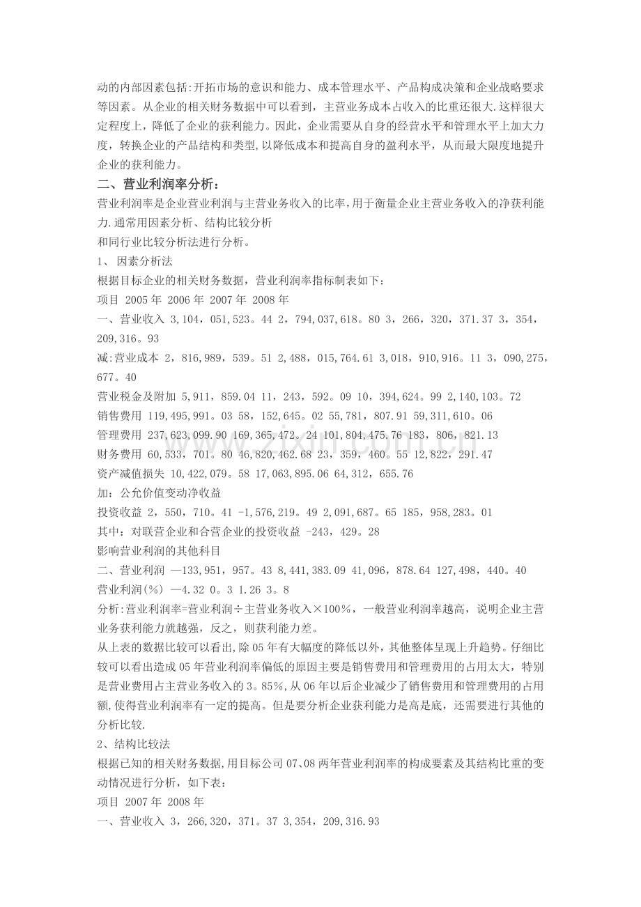 获利能力分析报告.doc_第2页