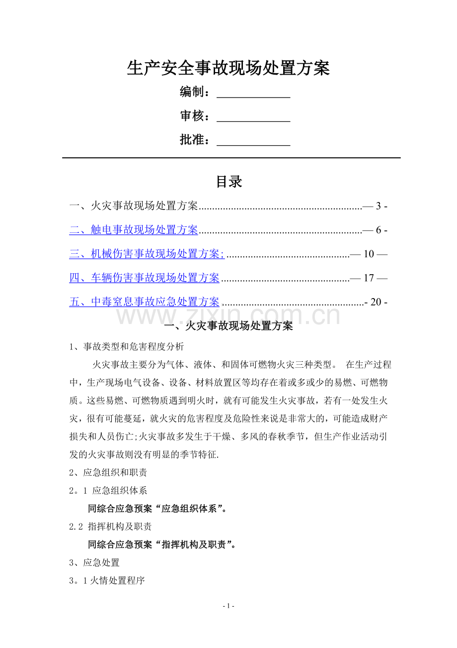 生产安全事故现场处置方案.doc_第1页