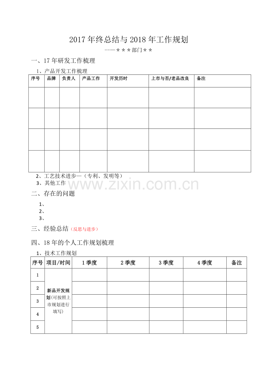 技术中心年度工作总结与计划.doc_第1页