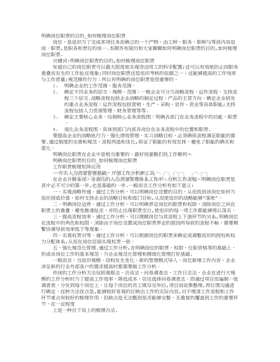 梳理岗位职责.doc_第1页
