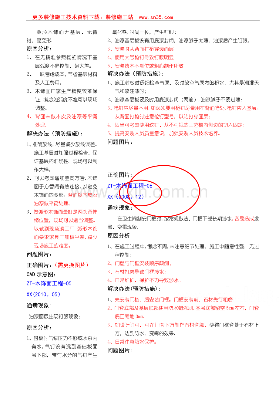 建筑装修工程木地板工程质量通病及预防措施(附图)-secret.doc_第2页