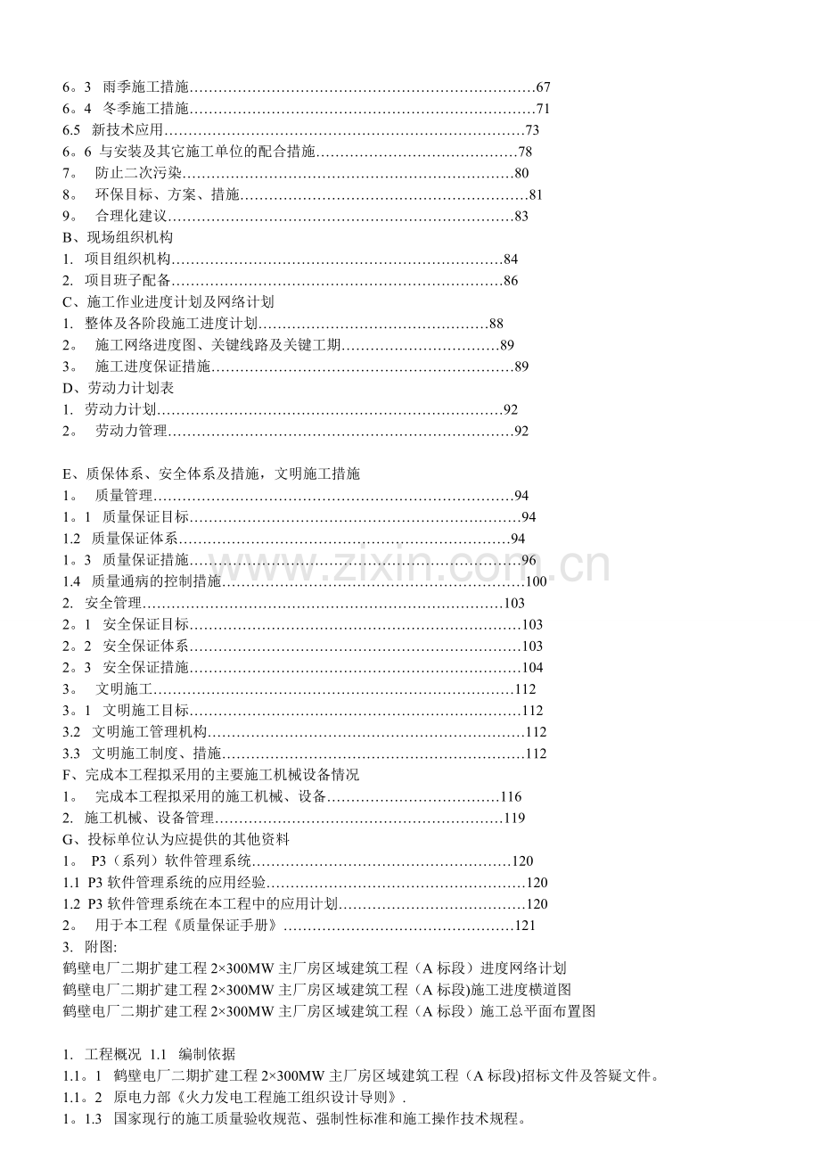 电厂工程施工组织设计.doc_第2页