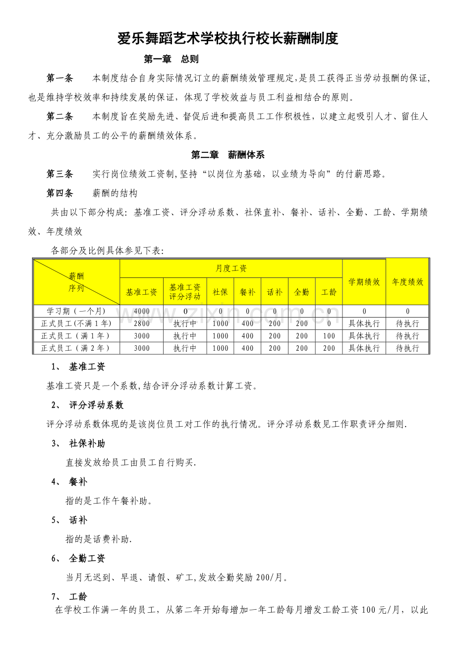 执行校长薪酬制度.doc_第1页