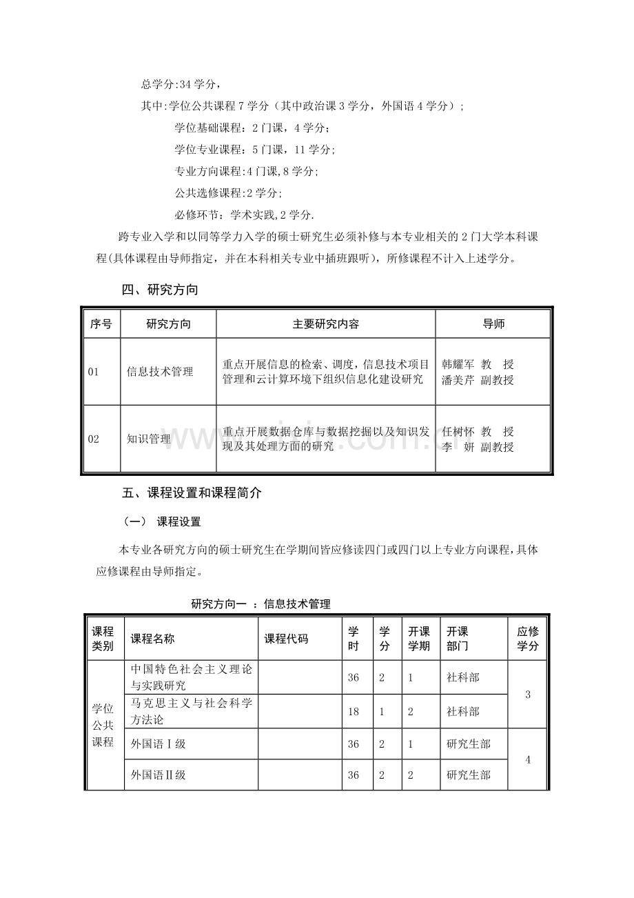 上海外国语大学企业管理专业-信息公开.doc_第2页
