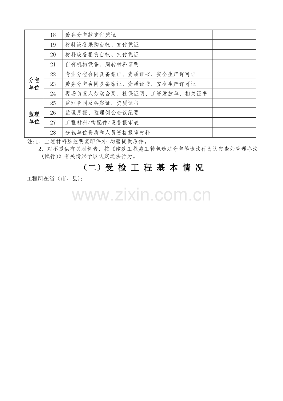 建设工程市场行为检查表.doc_第2页