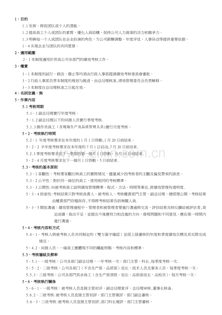 世高绩效管理程序.doc_第1页