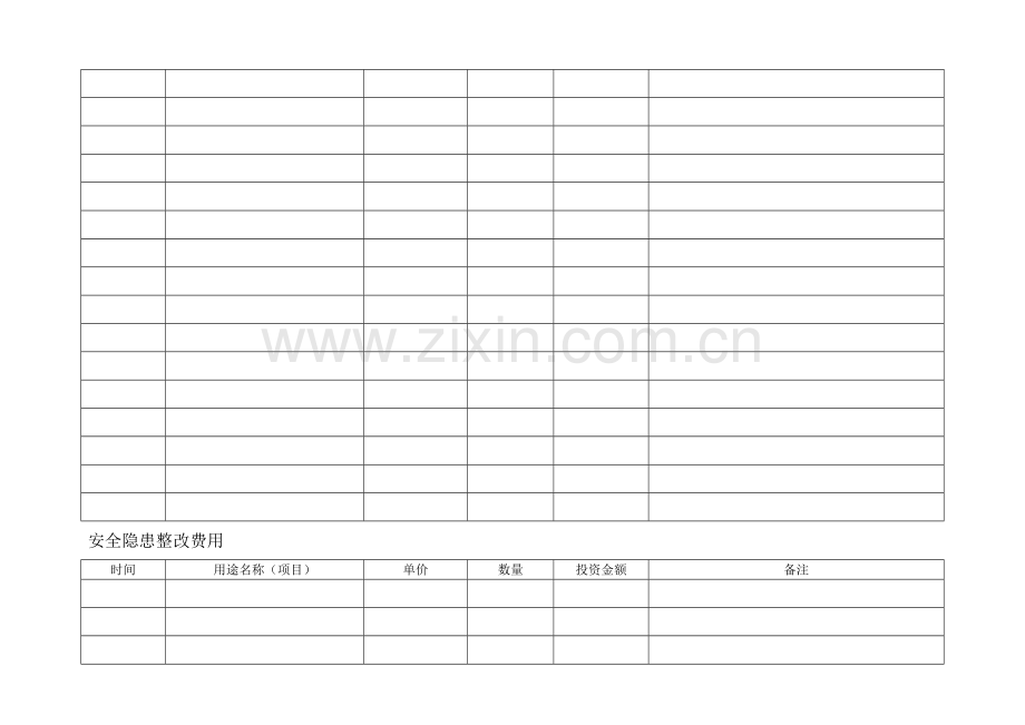 安全生产投入费用台账.doc_第2页
