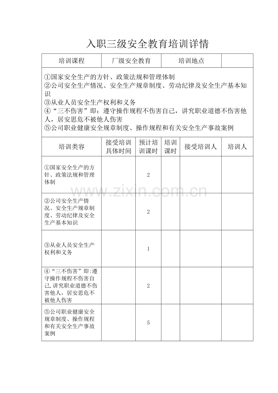 三级安全教育卡片及课程.docx_第2页