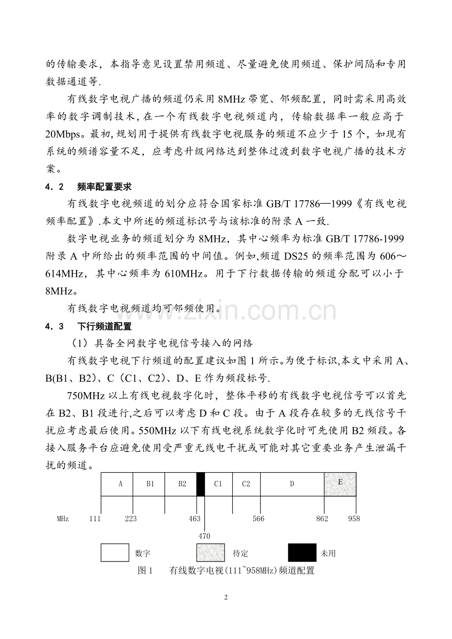 数字-有线数字电视频道配置表.doc_第2页
