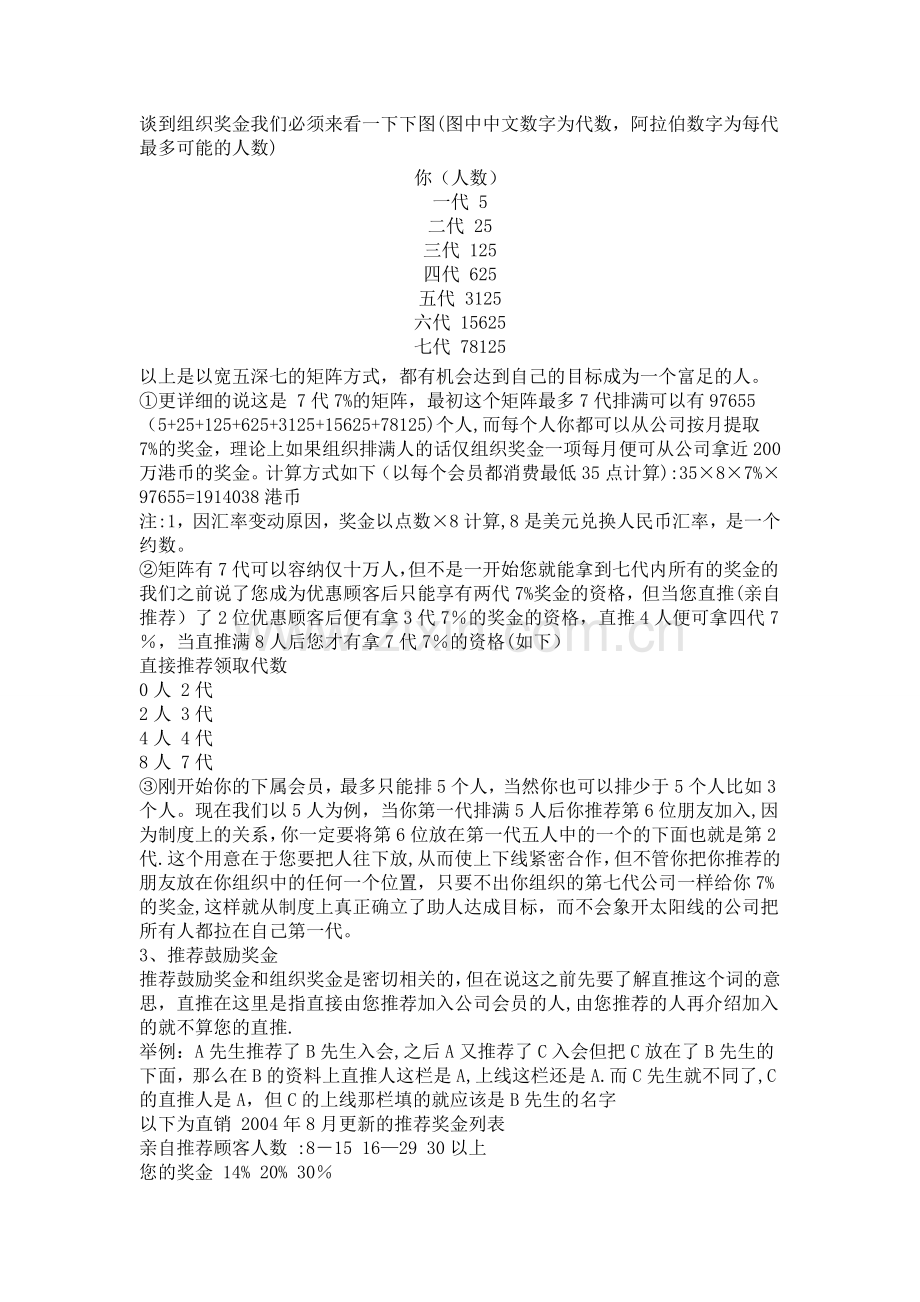 直销奖金制度示范2.doc_第2页